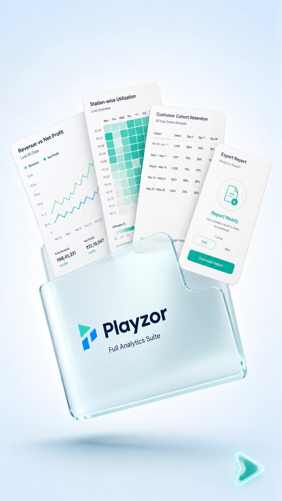 Full analytics suite.