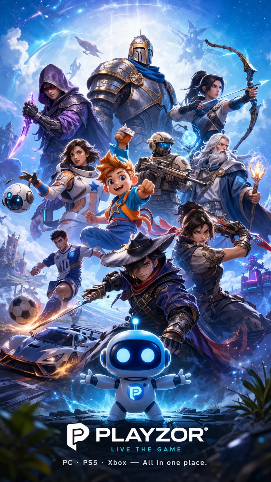 Integrated game library.